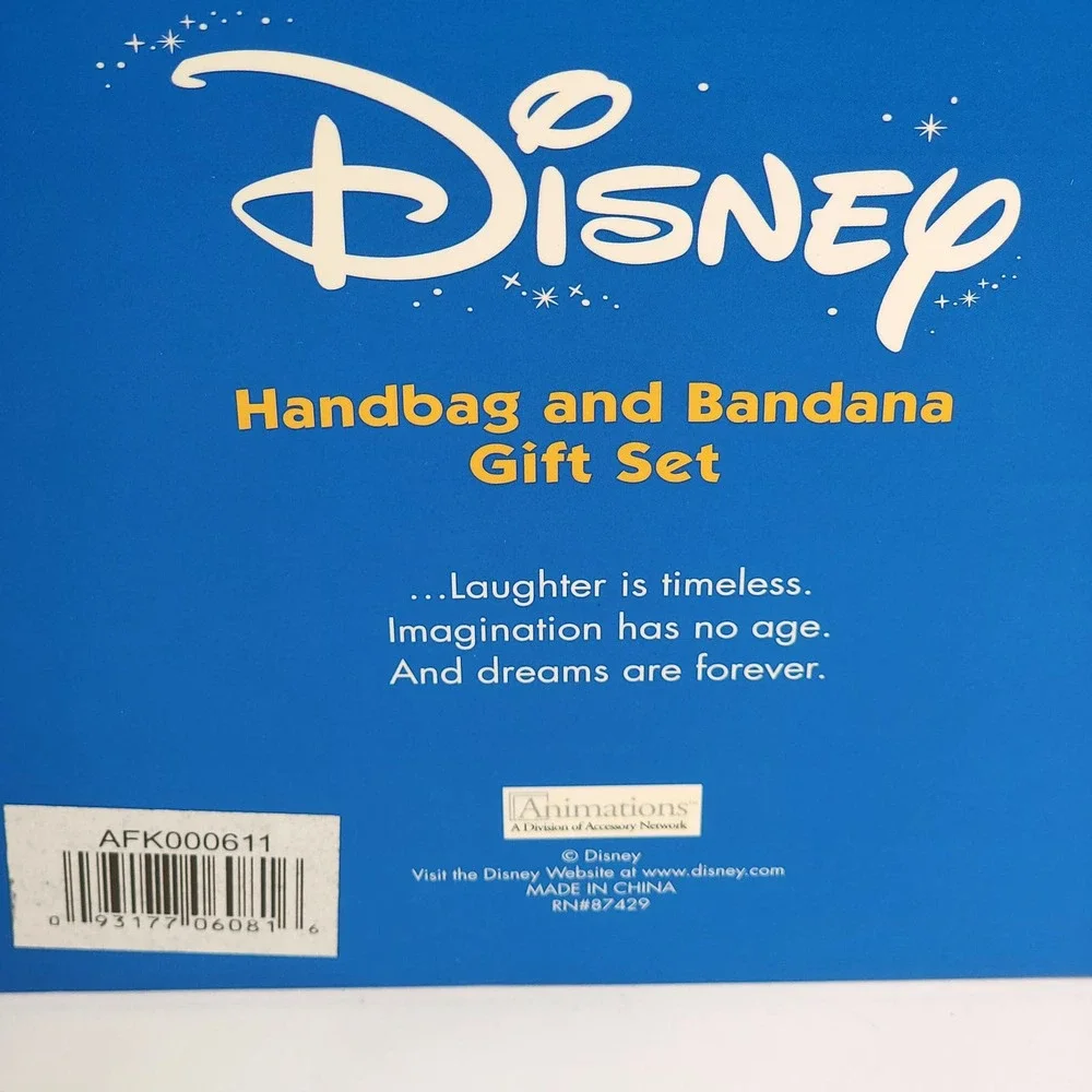 Disney Tinkerbell Handbag and Bandana Gift Set Brand New & Sealed Ships FAST‎